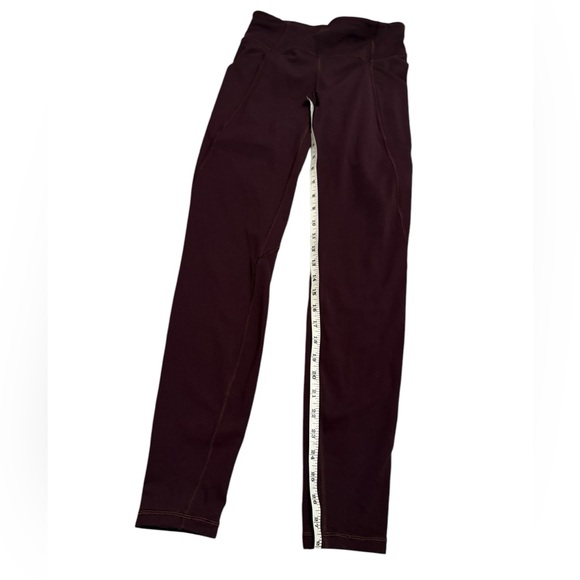 Lululemon Time To Sweat High Rise 28” Plum Shadow Leggings - Picture 7 of 7